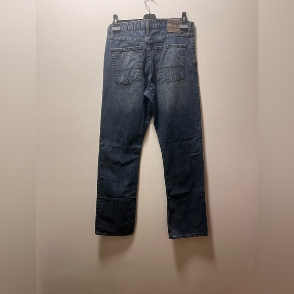 Wrangler Authentic Durable Casual Men’s Mid Rise Jeans, See Measurements, Blue - Picture 2 of 6